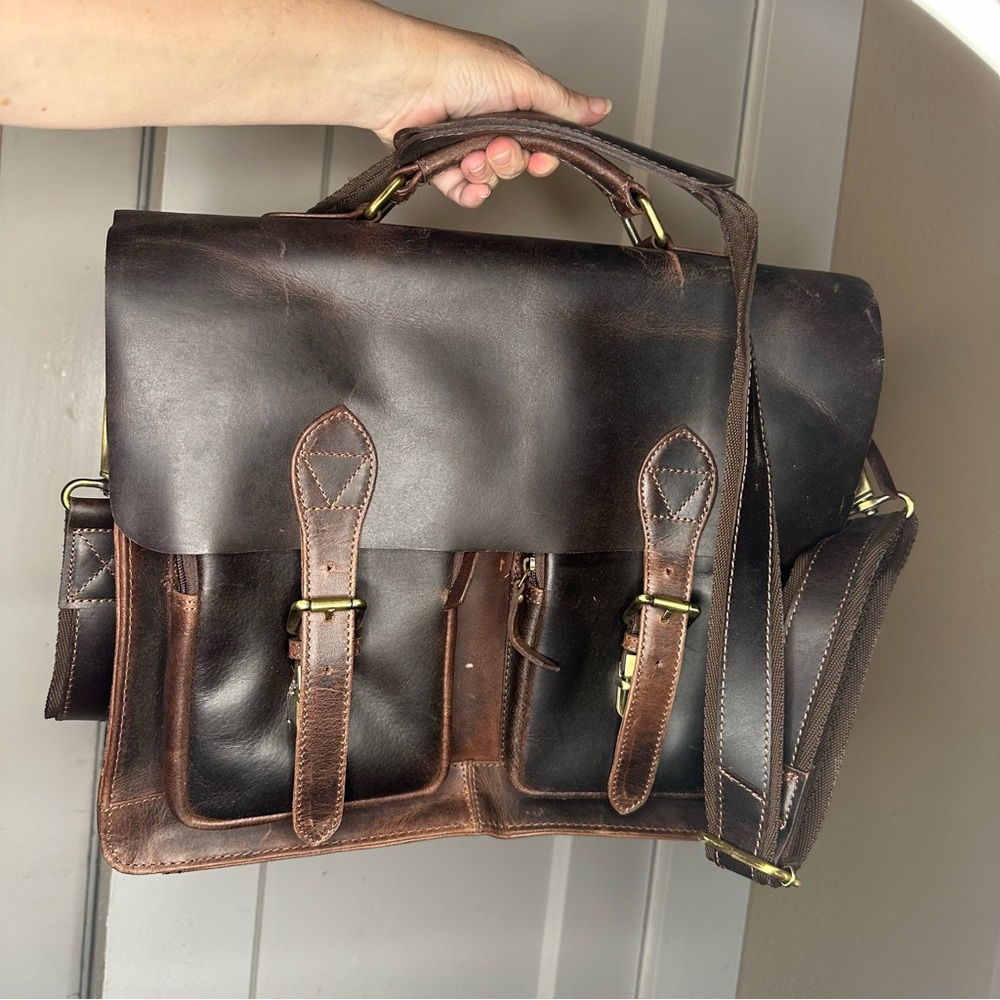 Handmade Leather Computer Bag